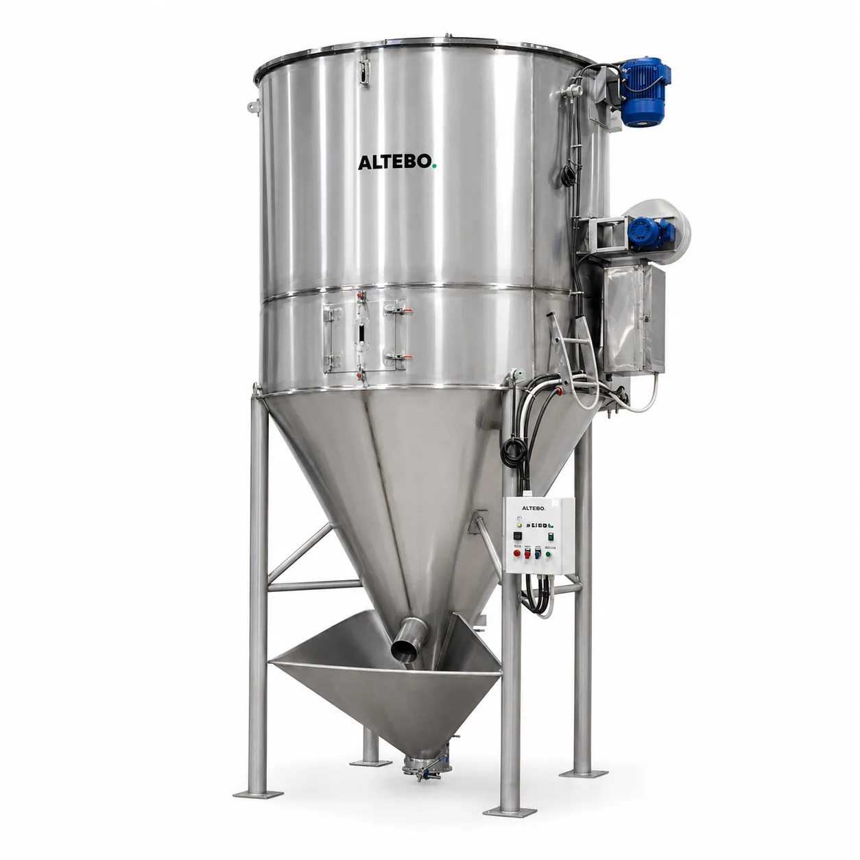 Mixer vertical cu uscare